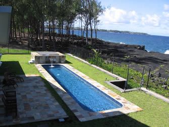 Hale Mar - Absolute Oceanfront Luxury Villa W/ Pool, Hottub Near Volcano